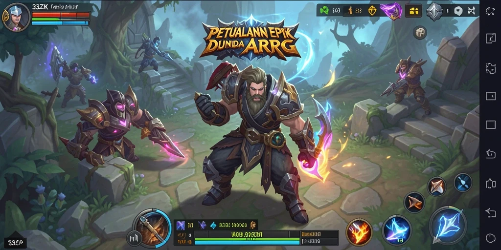 Tampilan menakjubkan dari gameplay ARPG yang mendebarkan.