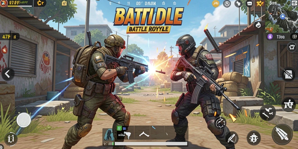 Gameplay seru di medan pertempuran 47F.