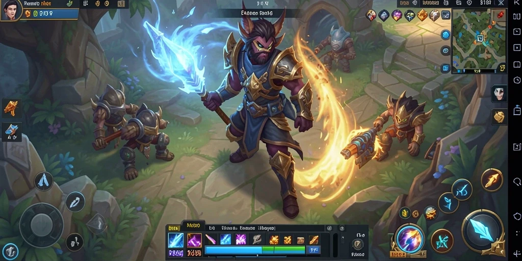 Screenshot gameplay epik dari 8180 dalam petualangan MMORPG.