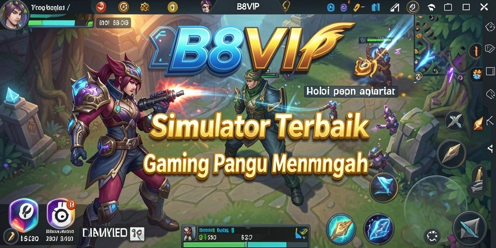 Tampilan seru dalam permainan B8VIP yang memukau.