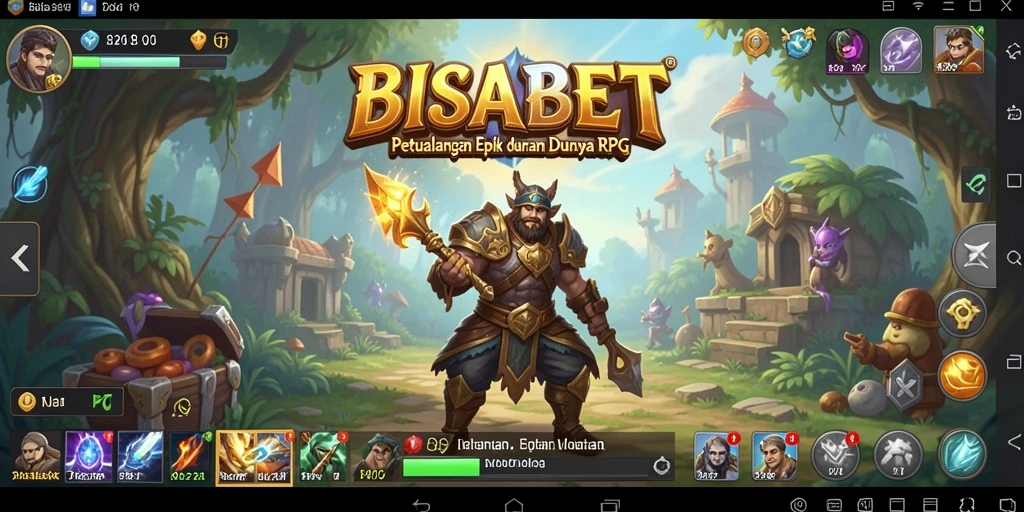 Gameplay RPG yang menakjubkan dalam BISABET.