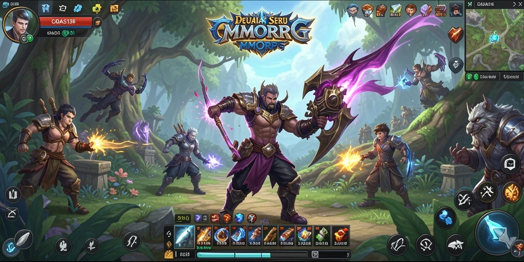 Screenshot gameplay CADAS138 yang menampilkan aksi seru dalam dunia MMORPG.