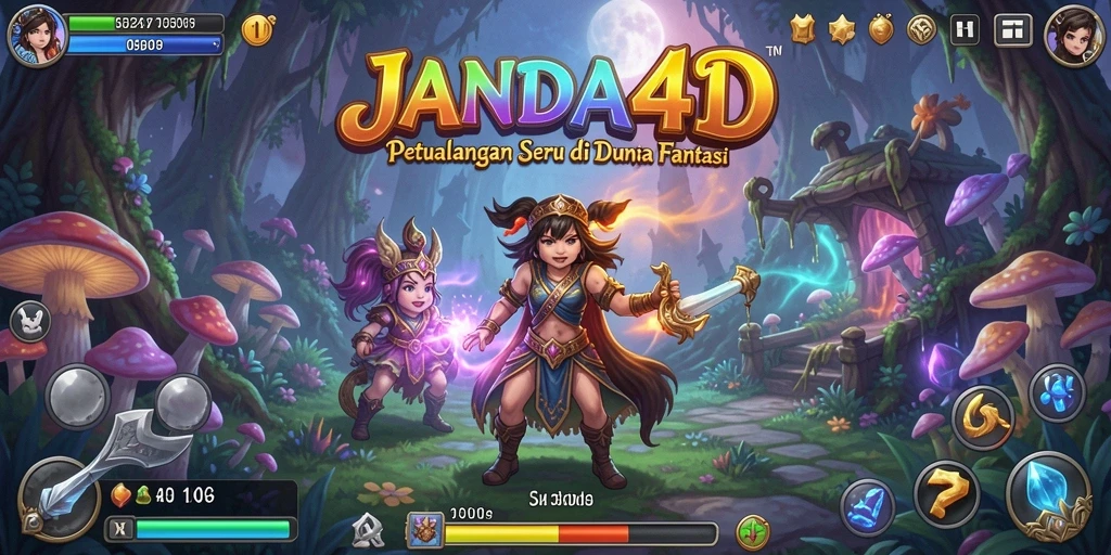 Tangkapan layar gameplay JANDA4D menampilkan petualangan mendebarkan.