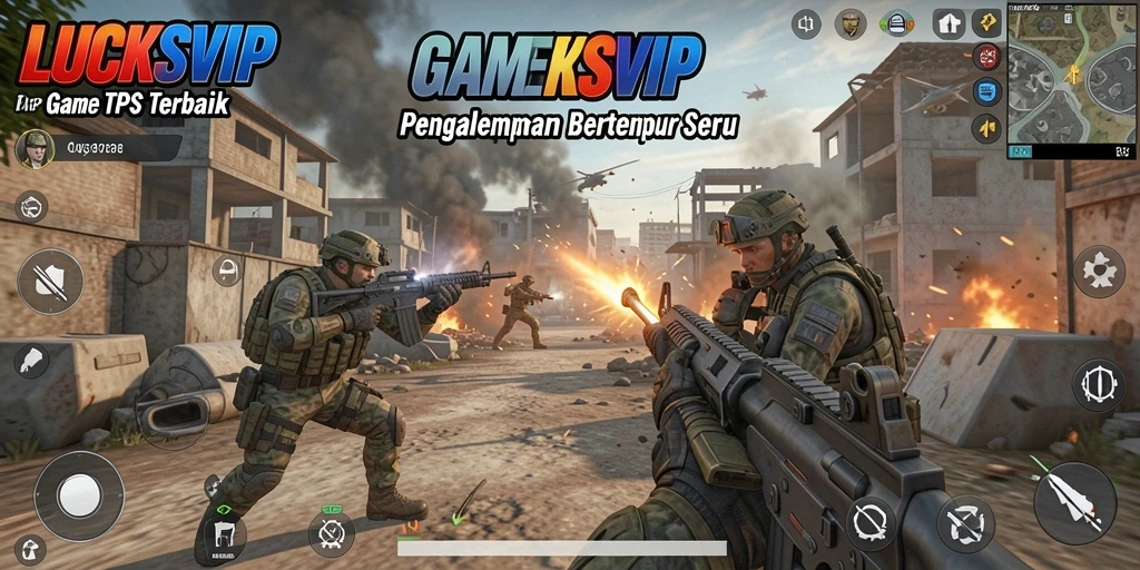 Tampilan gameplay LUCKSVIP yang mendebarkan dan penuh aksi.
