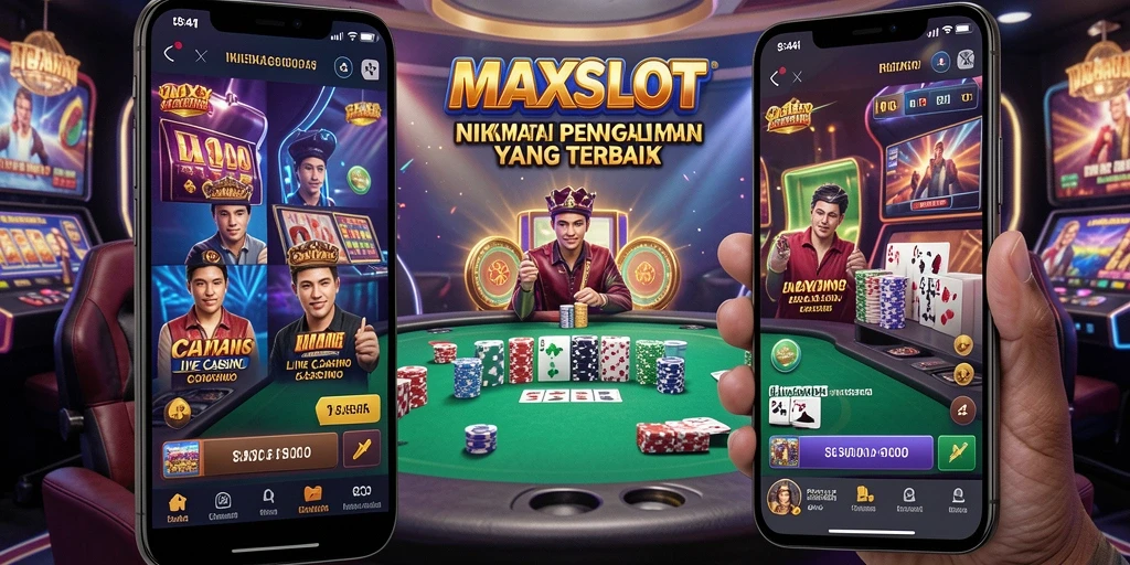 Tampilan menarik dalam screenshot permainan Live Casino MAXSLOT.