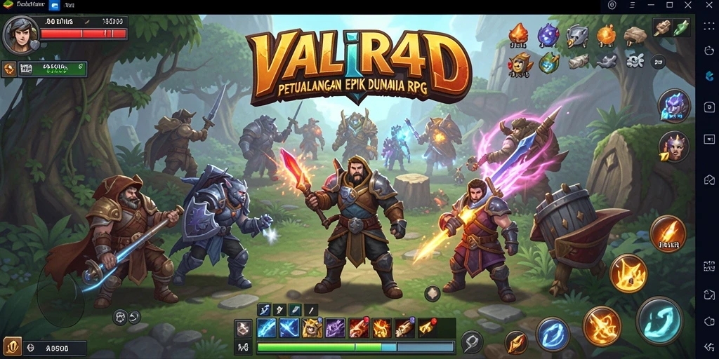 Tampilan gameplay VALIR4D yang memukau dan menarik.